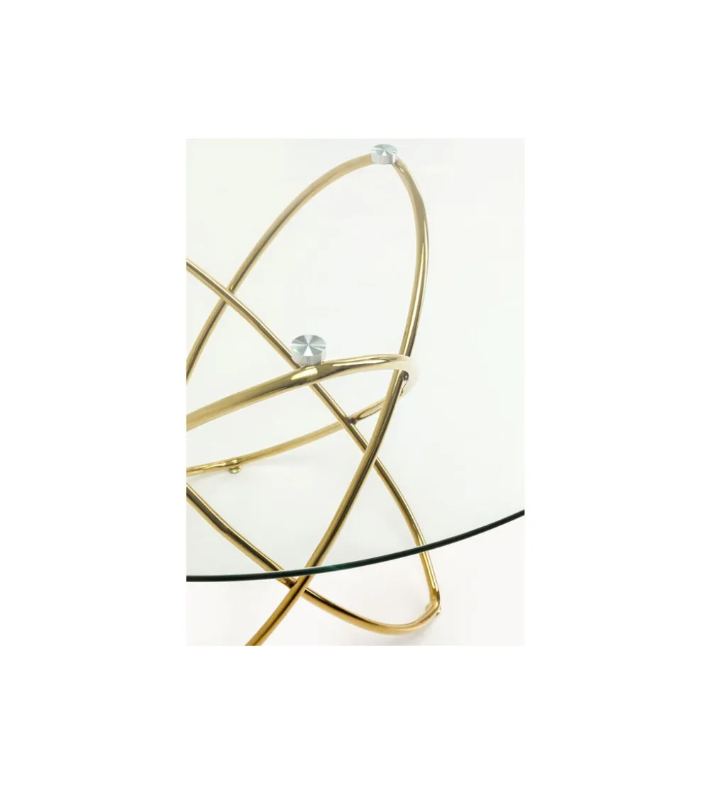Stół MOLEKULAR 120 cm złoty