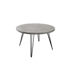Stół MORENA 120 cm drewno mango szary