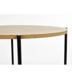 Stół MORGAN 120 cm w kolorze dąb złoty