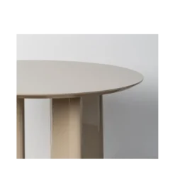 Stół MYKA 120 cm szklany taupe