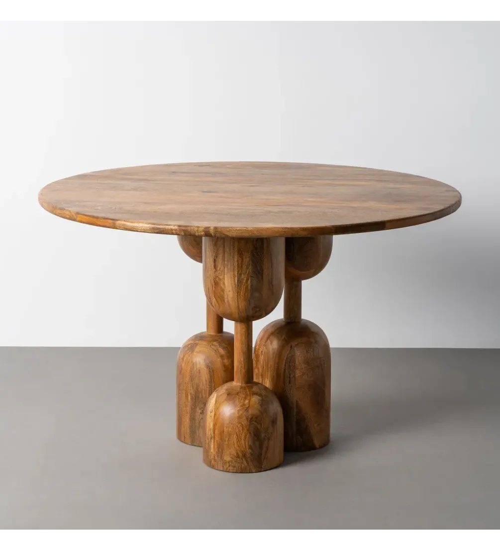 Stół NOROGAM 120 cm drewno mango naturalny