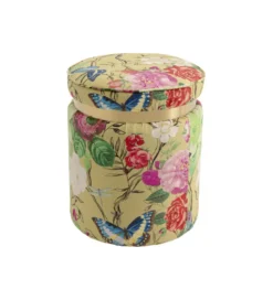 Stołek FLOWER 39 cm żółty