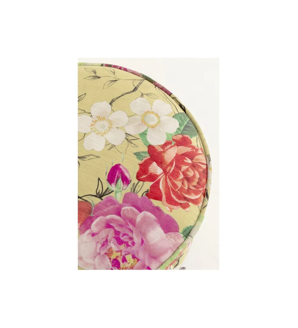 Stołek FLOWER 39 cm żółty