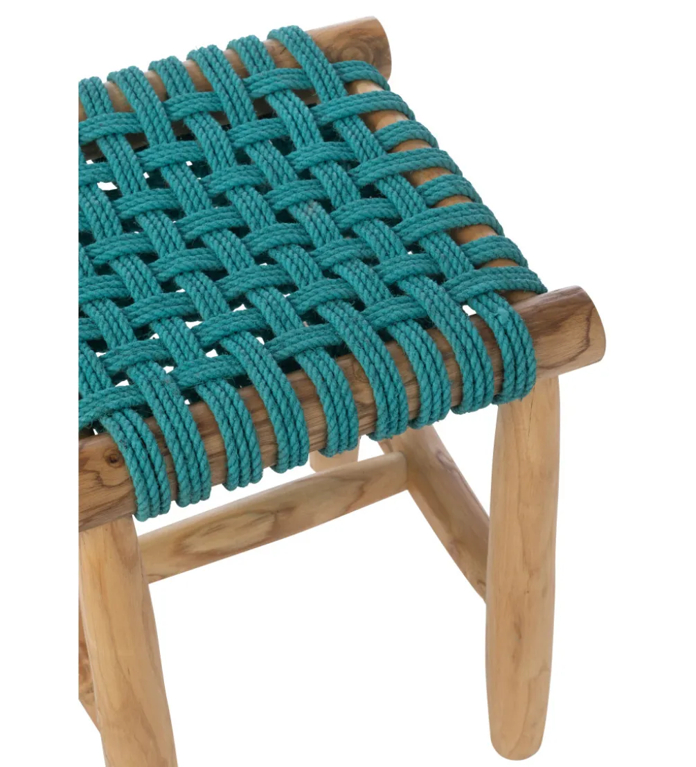 Stołek GASAM 45 cm turkusowy