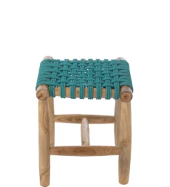 Stołek GASAM 45 cm turkusowy