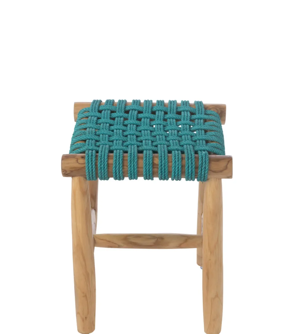 Stołek GASAM 45 cm turkusowy