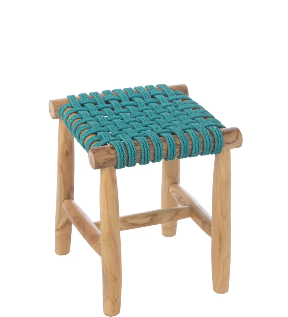 Stołek GASAM 45 cm turkusowy