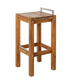Stołek GRUNTO 80 cm naturalny