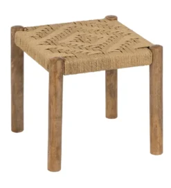 Stołek NEBERNLI 40 cm drewno mango naturalny