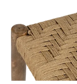 Stołek NEBERNLI 40 cm drewno mango naturalny