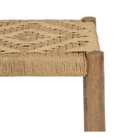 Stołek NEBERNLI 40 cm drewno mango naturalny