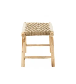 Stołek WAVERLY 60 cm drewno teak