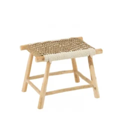 Stołek WAVERLY 60 cm drewno teak