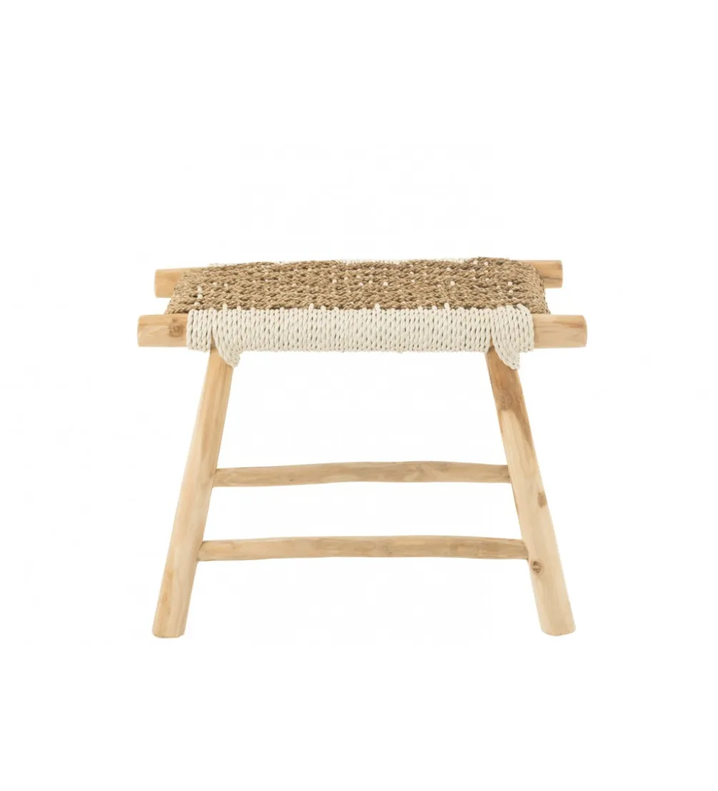 Stołek WAVERLY 60 cm drewno teak