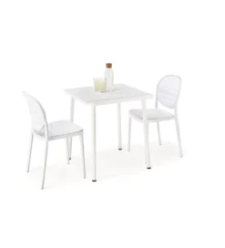 Stół ogrodowy BOSCO 70 cm biały