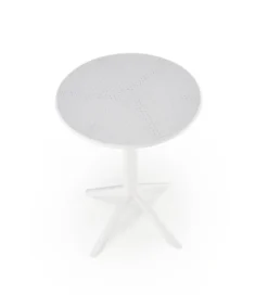 Stół ogrodowy CALVO 72 cm biały