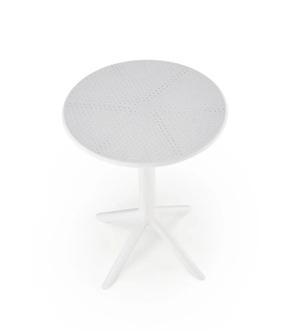 Stół ogrodowy CALVO 72 cm biały