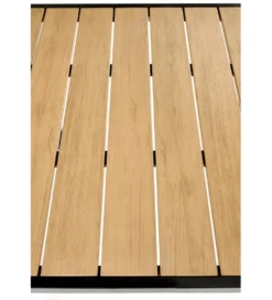 Stół ogrodowy FIERRO 80 cm brązowy czarny