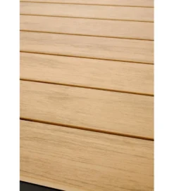 Stół ogrodowy FIERRO 80 cm brązowy czarny