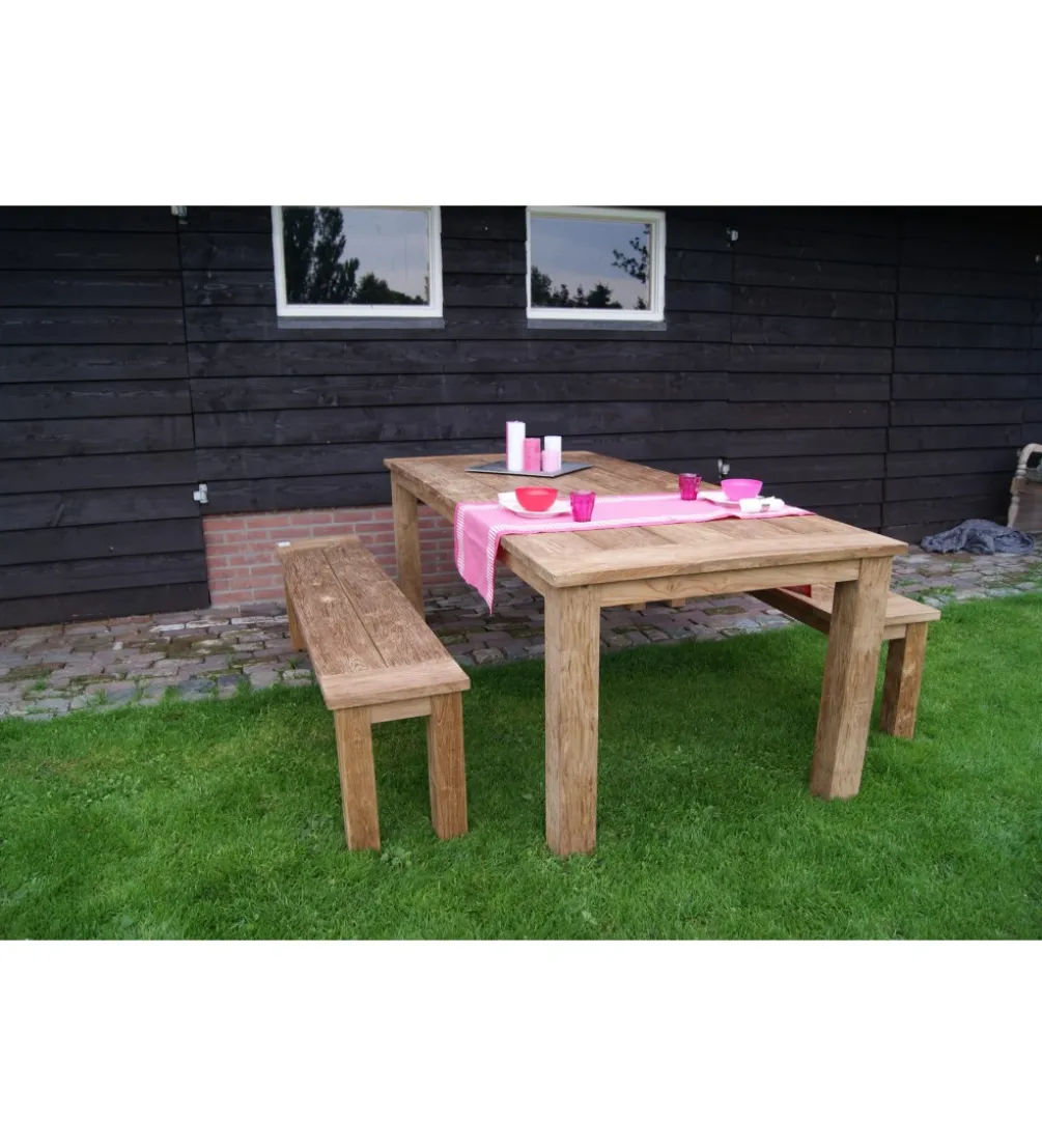 Stół ogrodowy KORPONA 200 cm drewna teak