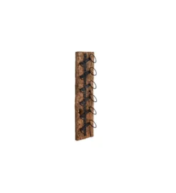 Stojak ścienny na wino Barracuda 100cm Teak