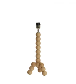 Stojak do lampki nocnej VEGLIO 40 cm drewno mango naturalny