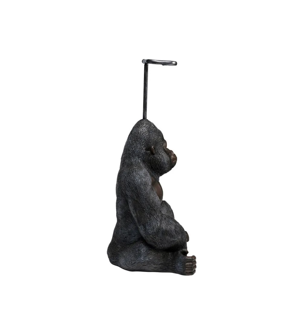 Stojak na papier toaletowy GORYL 51 cm czarny