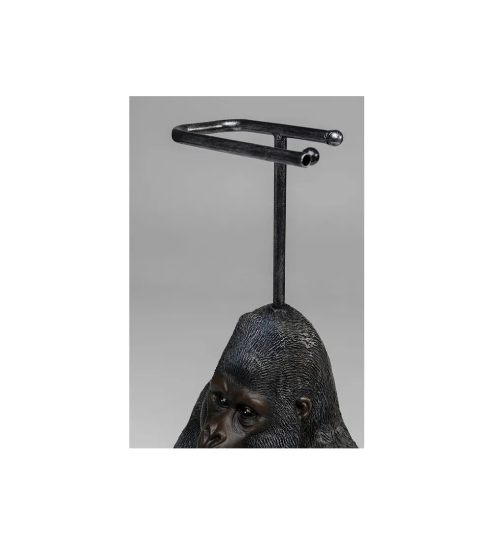 Stojak na papier toaletowy GORYL 51 cm czarny