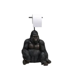 Stojak na papier toaletowy GORYL 51 cm czarny