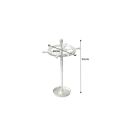 Stojak na parasole SEVEN SEAS 65 cm srebrny