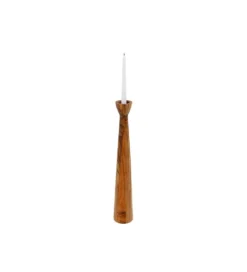 Stojak na świeczki JORGE 62 cm drewno mango