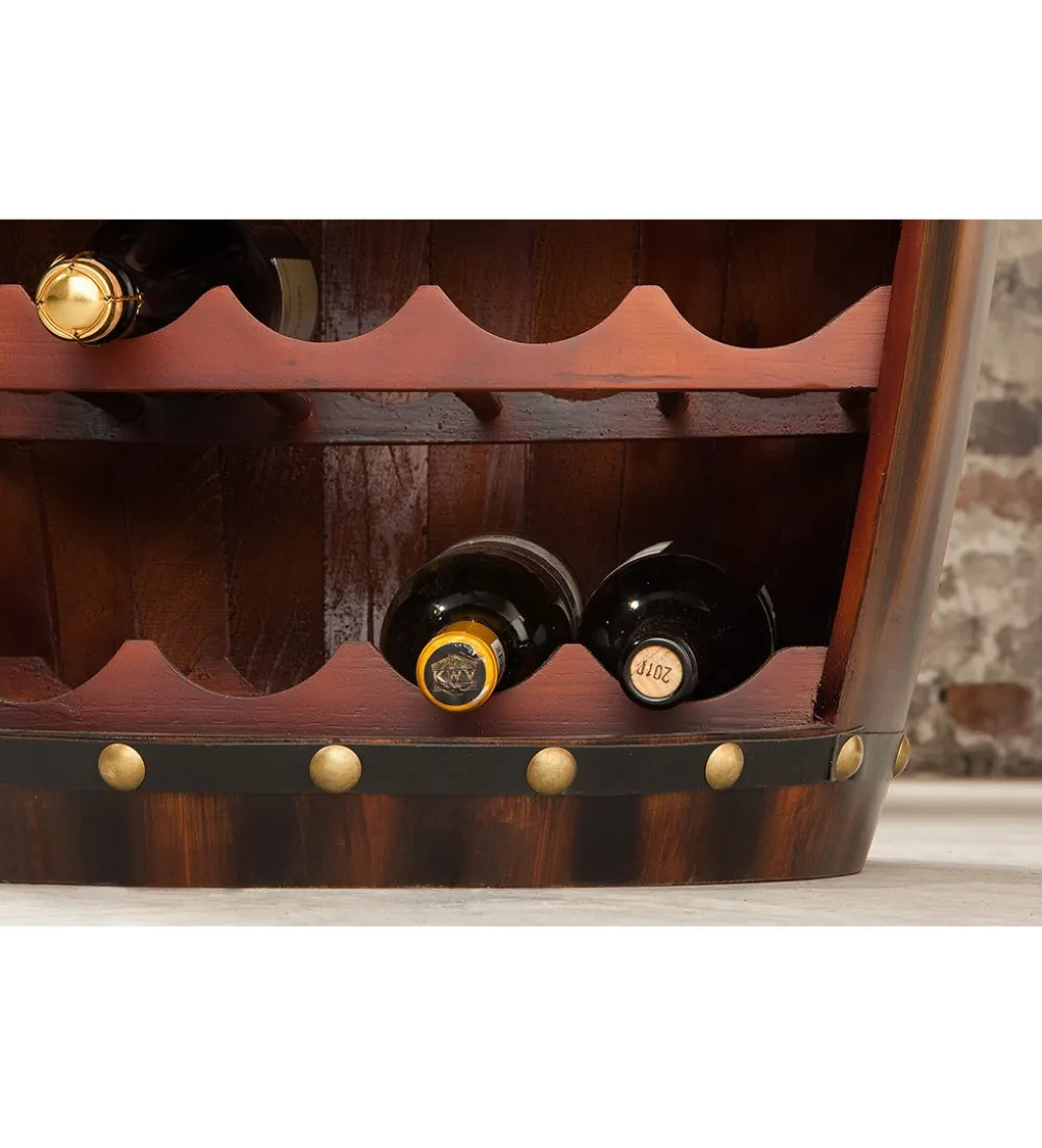 Stojak na wino Chateau 80 cm drewno jodła