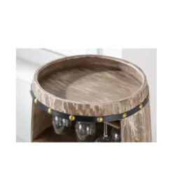 Stojak na wino Chateau 97 cm drewno jodła