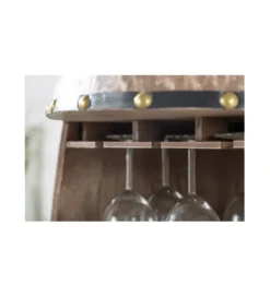 Stojak na wino Chateau 97 cm drewno jodła