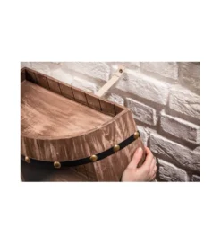 Stojak na wino Chateau 79 cm drewno jodła