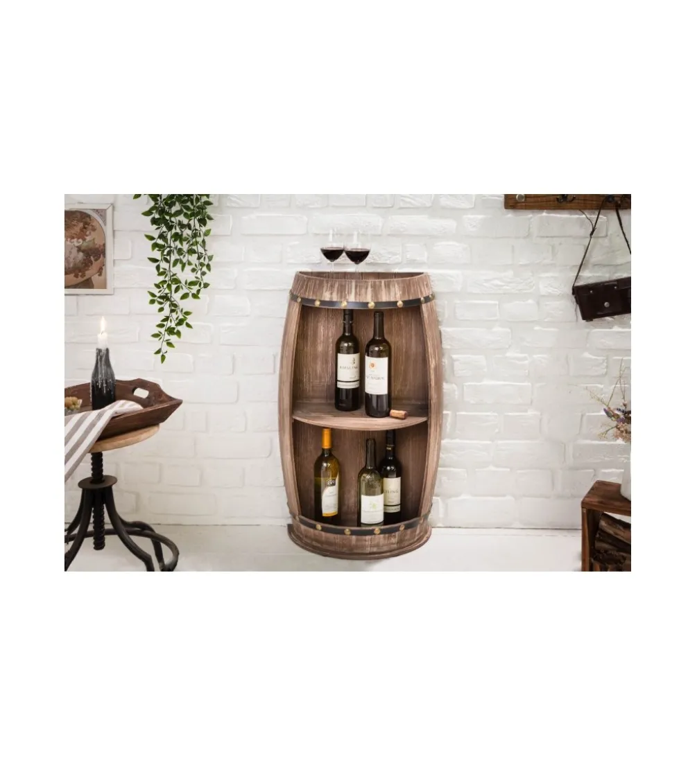 Stojak na wino Chateau 79 cm drewno jodła