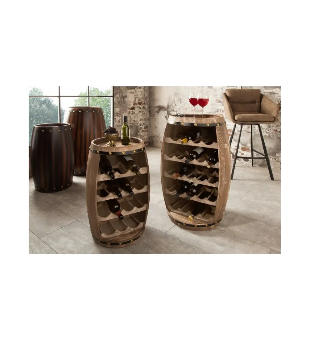 Stojak na wino Chateau 60 cm drewno jodła