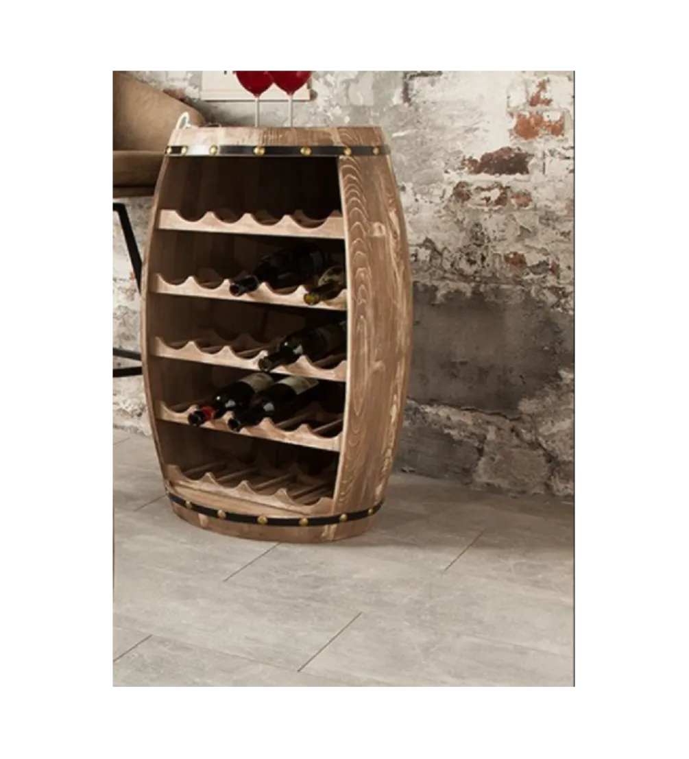 Stojak na wino Chateau 60 cm drewno jodła