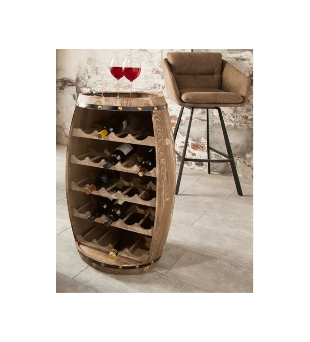 Stojak na wino Chateau 60 cm drewno jodła