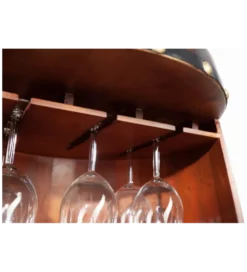 Stojak na wino REMMES 97 cm drewno jodła