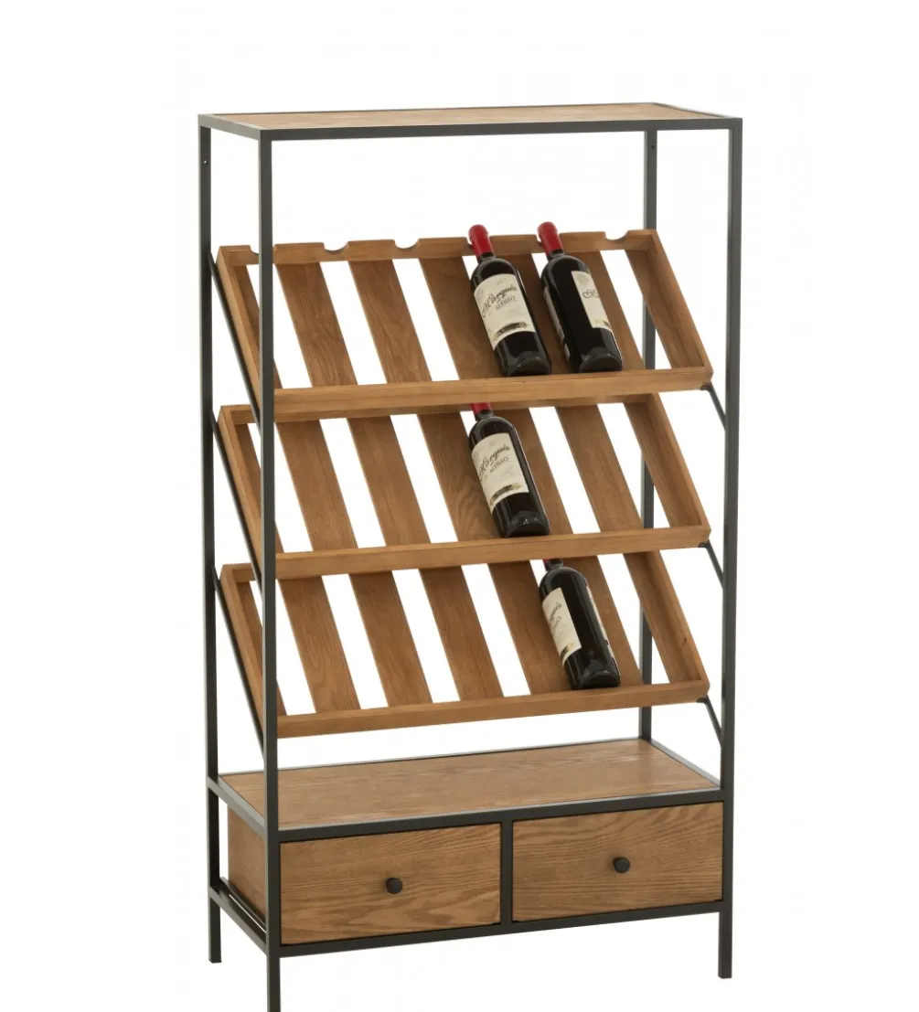 Stojak na wino VENRIS 125 cm naturalny