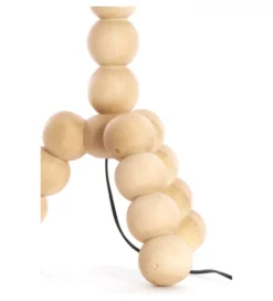 Stojak do lampy VEGLIO 130 cm drewno mango naturalny