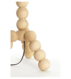 Stojak do lampy VEGLIO 130 cm drewno mango naturalny