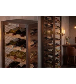 Stojak na wino BODEGA 190 cm naturlana