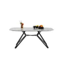 Stół OKINAWA 180 x 90 cm granitowy blat