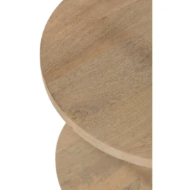 Stół okrągły CONNIE 110 cm drewno mango