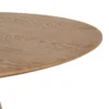 Stół okrągły POPPO 120 cm Naturalny