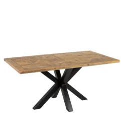 Stół OKYNTOS 160 cm drewno mango brązowy