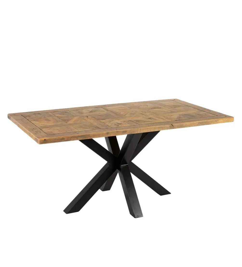 Stół OKYNTOS 160 cm drewno mango brązowy