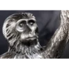 Stolik kawowy WILDLIFE MONKEY 55 cm srebrny